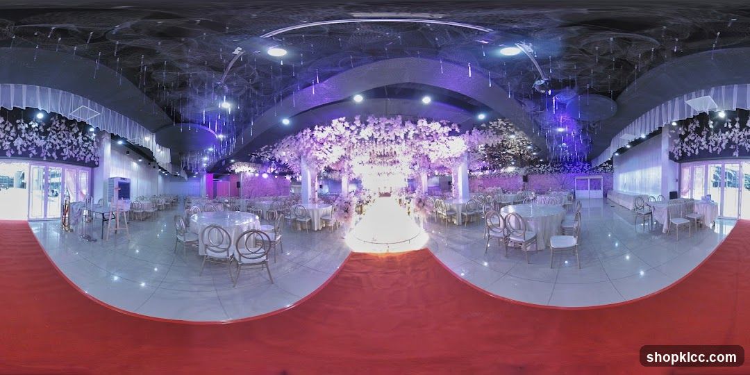 Elegant Event Hall with Floral Decor