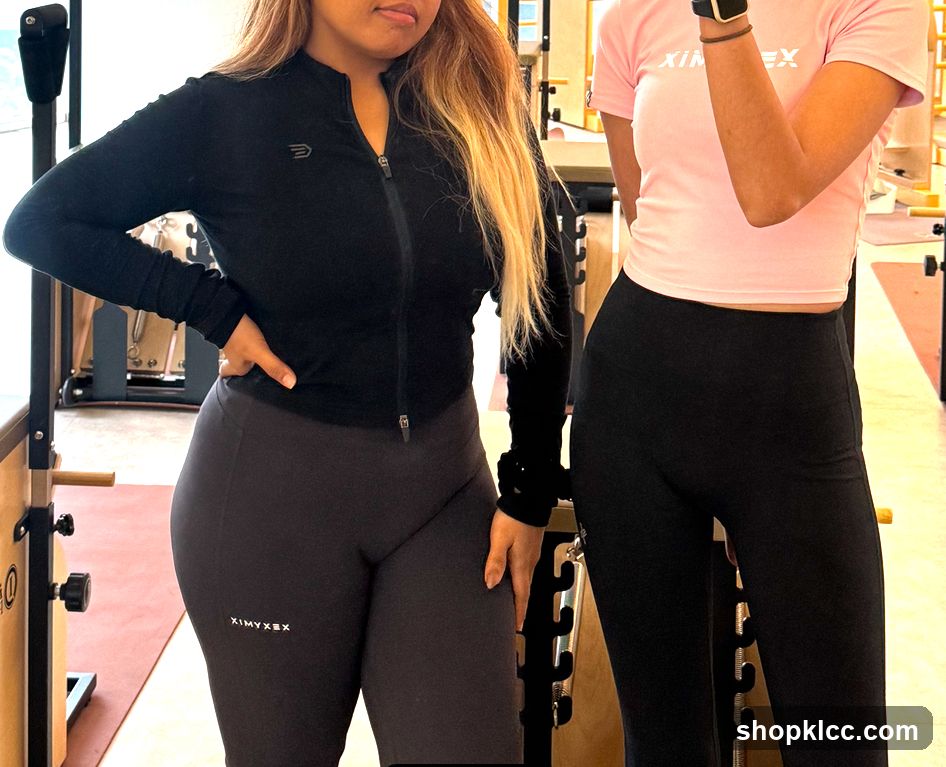 Two women in athletic wear