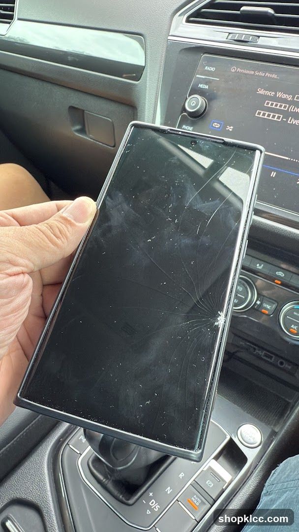 Cracked Smartphone Screen