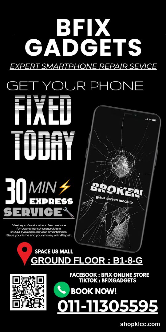 BFIX Gadgets Smartphone Repair Advertisement