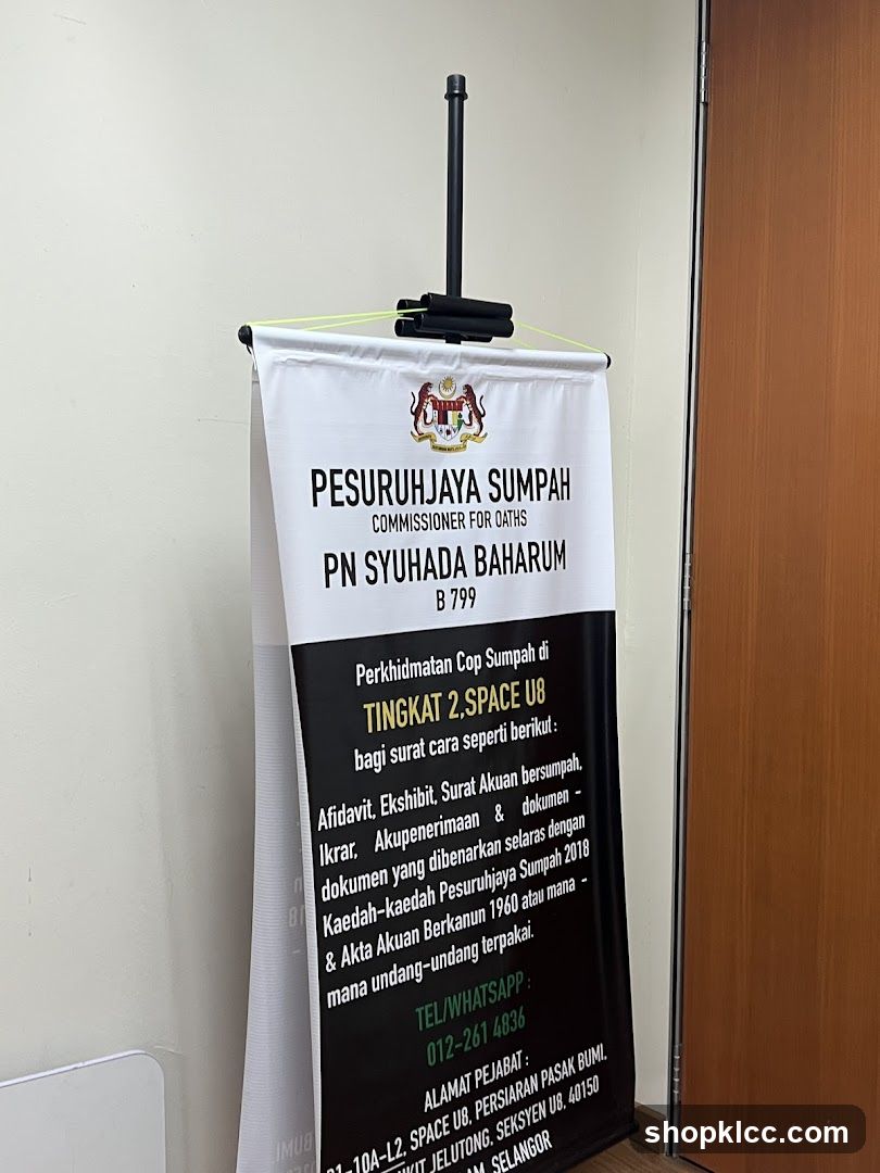 Commissioner for Oaths Banner