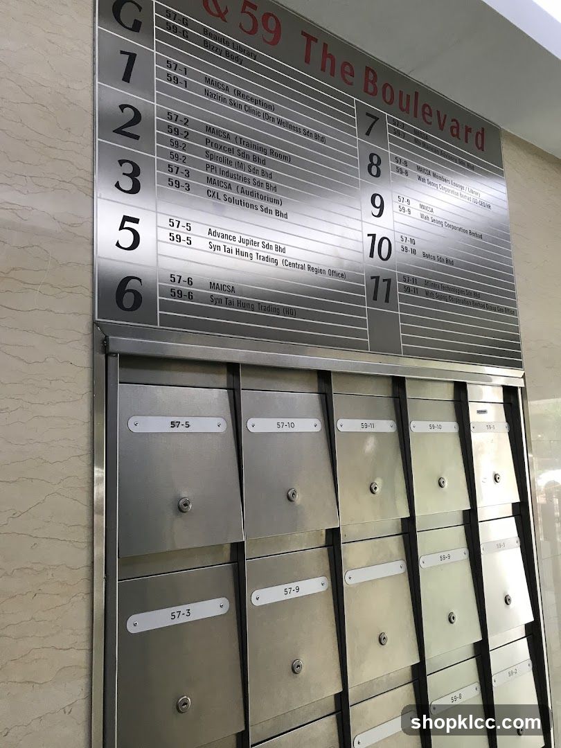 Building Directory and Mailboxes