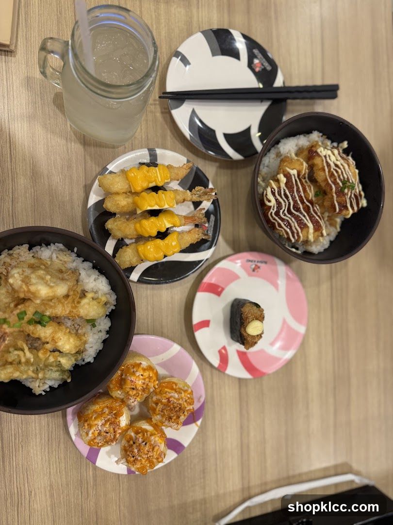 Assortment of Japanese Dishes