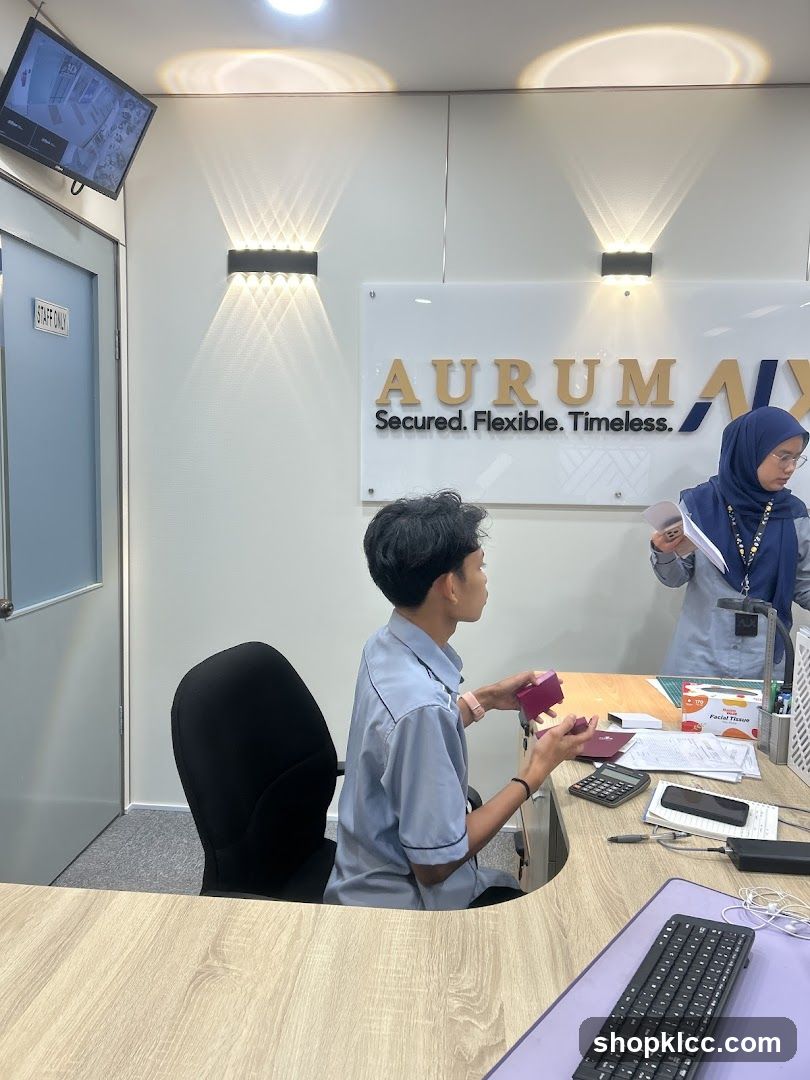 Office interior with staff