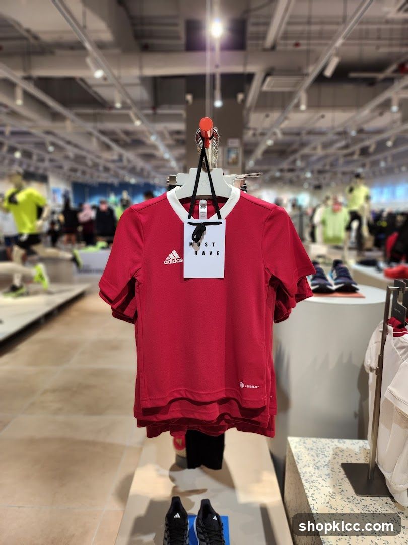 Red Adidas T-shirt