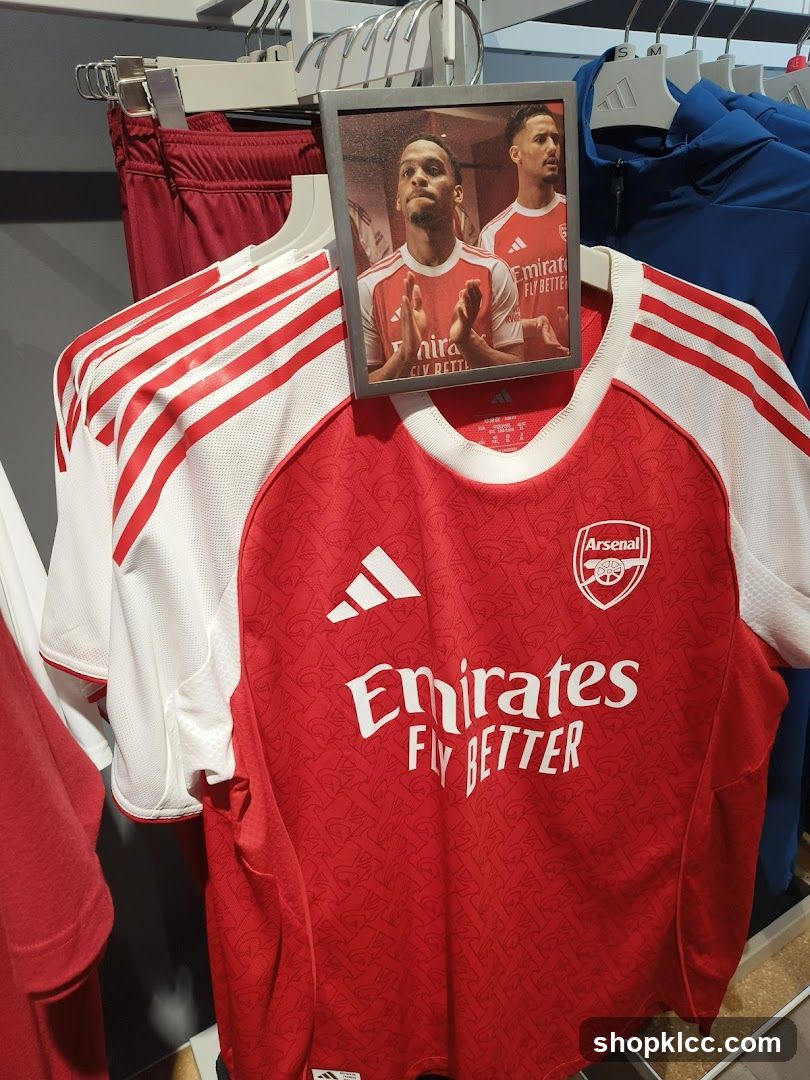 Arsenal Football Jersey Display