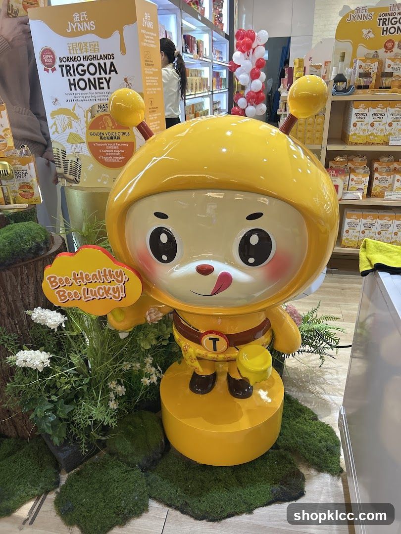 Bee Mascot Display