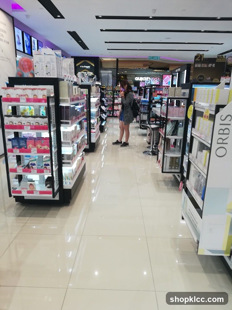 Cosmetics store interior