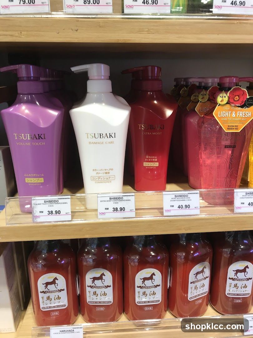 Shampoo and Conditioner Display