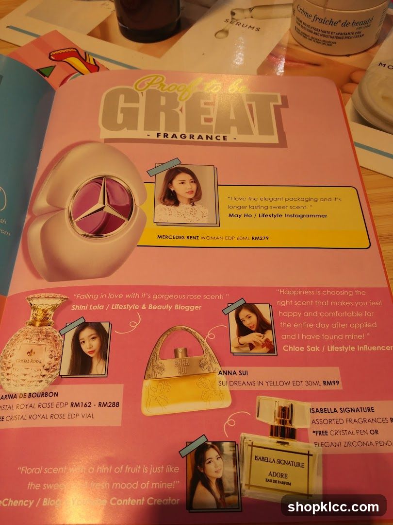 Fragrance Advertisement