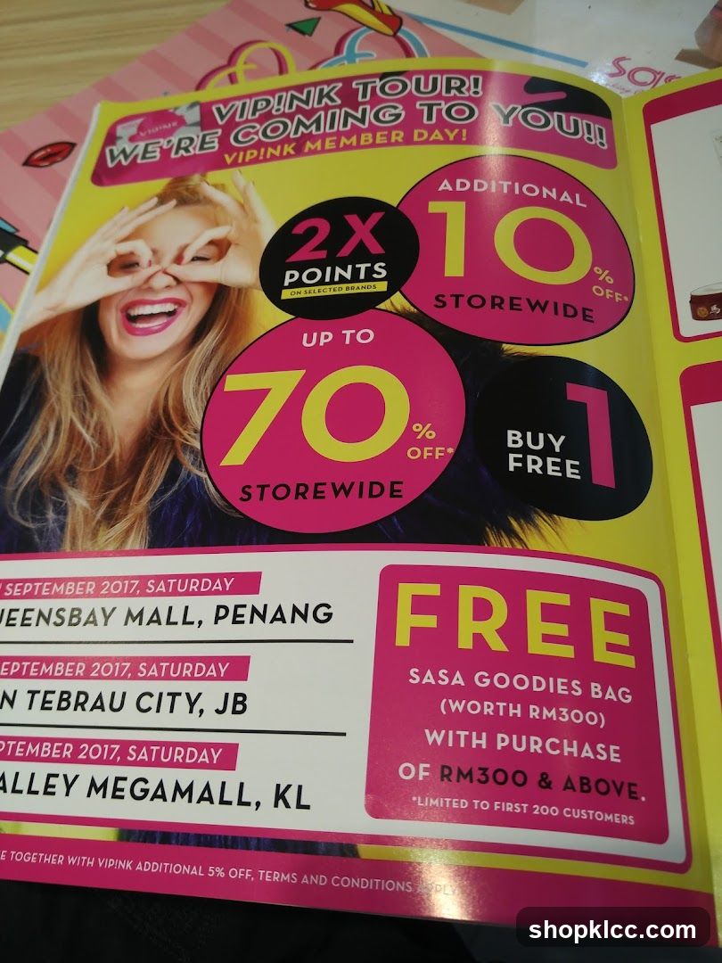 VIPINK Tour Advertisement