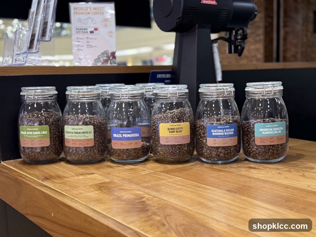 Coffee Beans Display