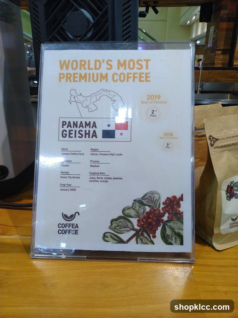 Panama Geisha Coffee Information