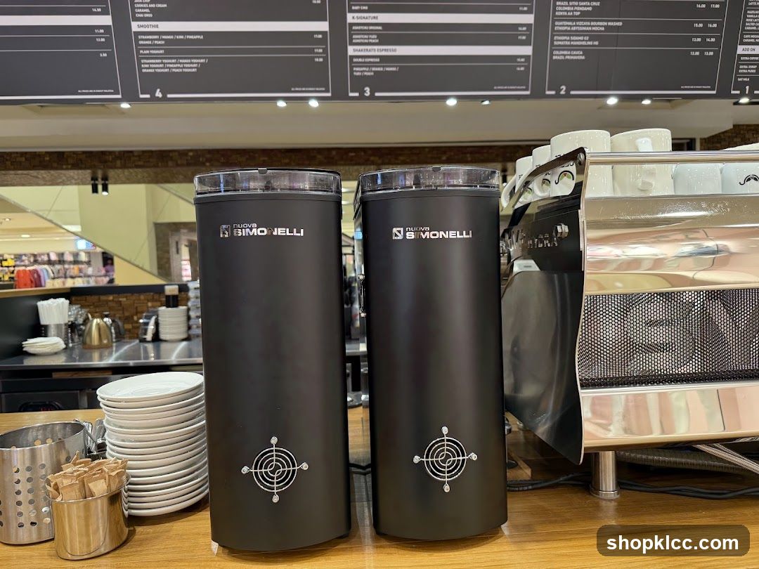 Coffee Grinders and Menu