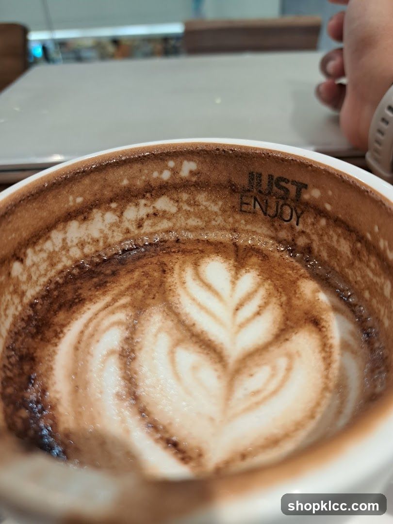 Latte Art in a Cup