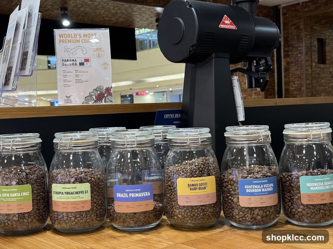 Coffee Bean Display