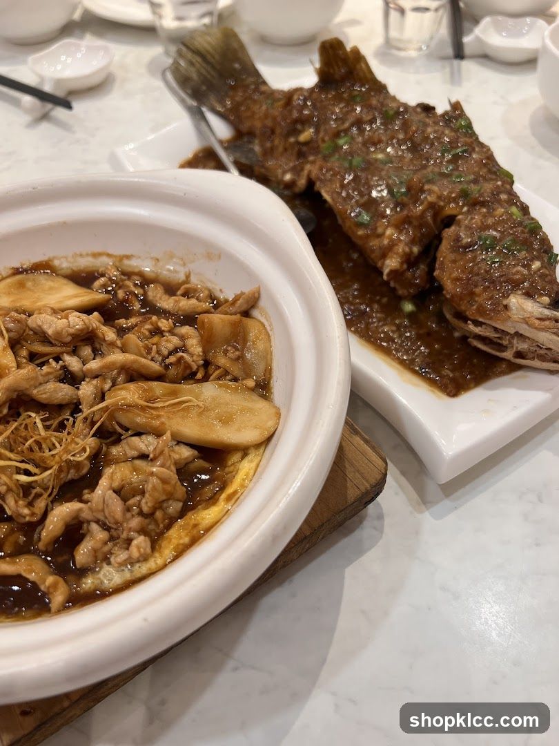 Dishes of Food
