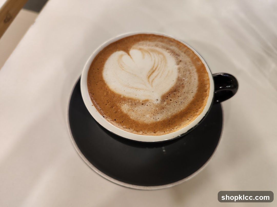 Latte with Heart Art