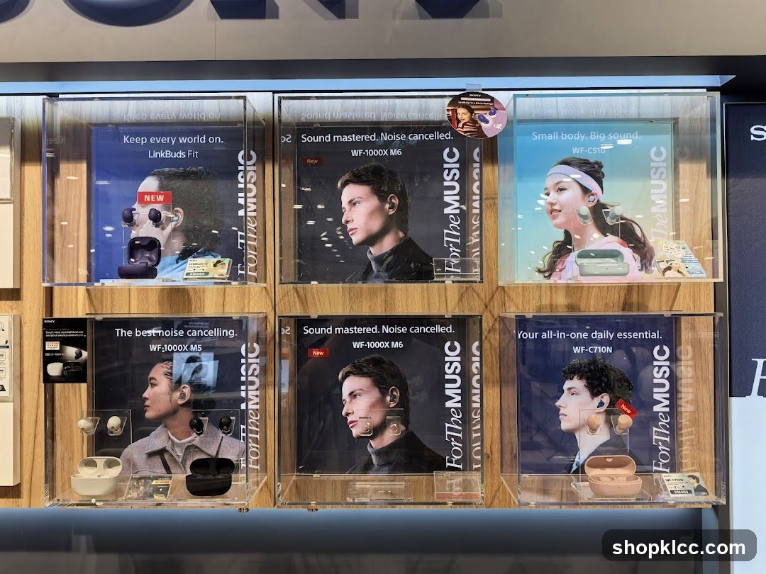 Sony Earbud Display