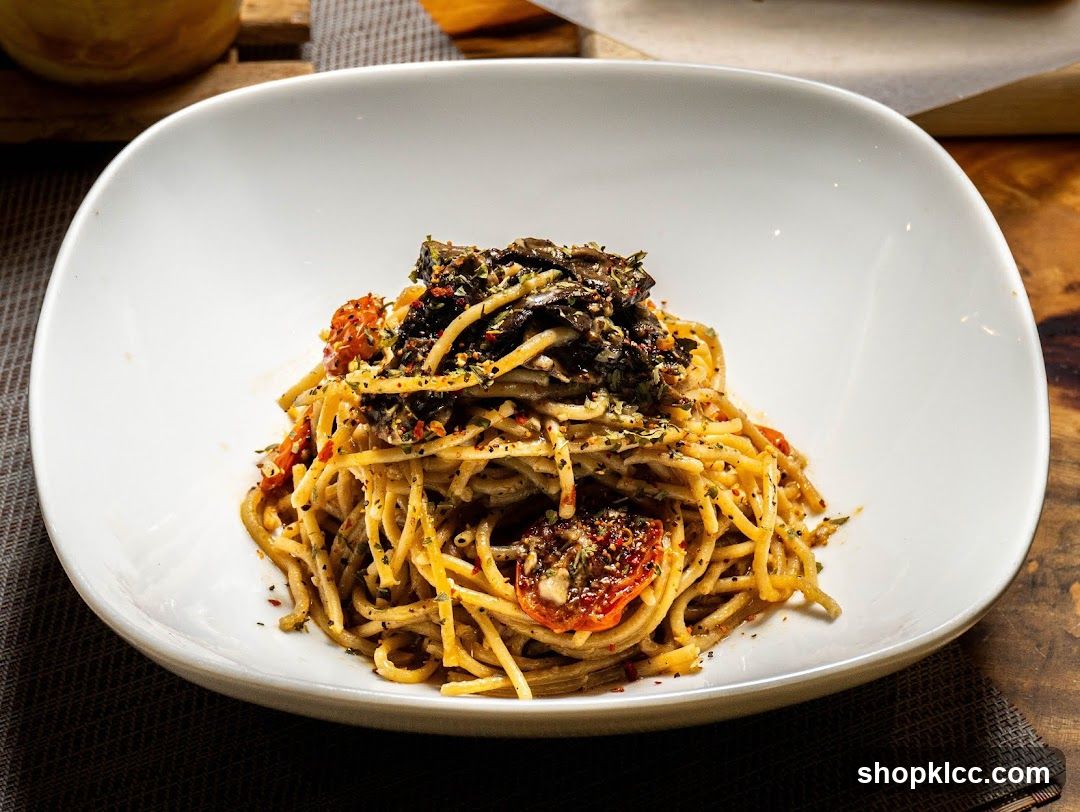 Spaghetti with Toppings