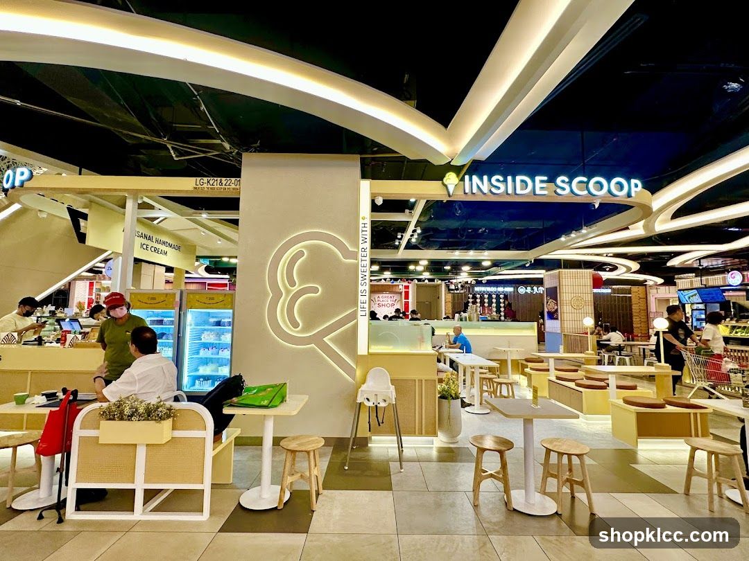 Inside Scoop Ice Cream Shop