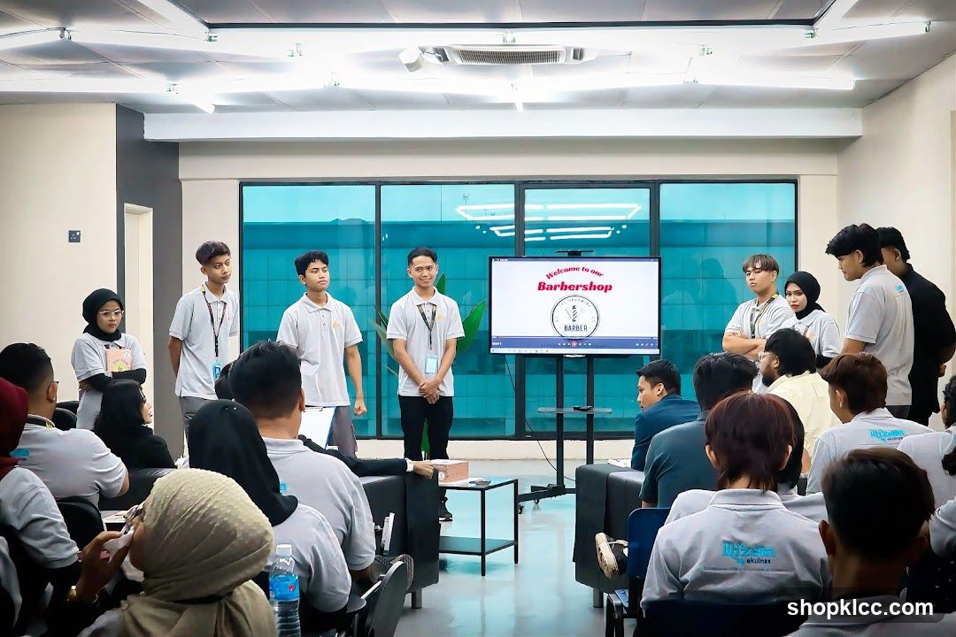 Presentation about a barbershop
