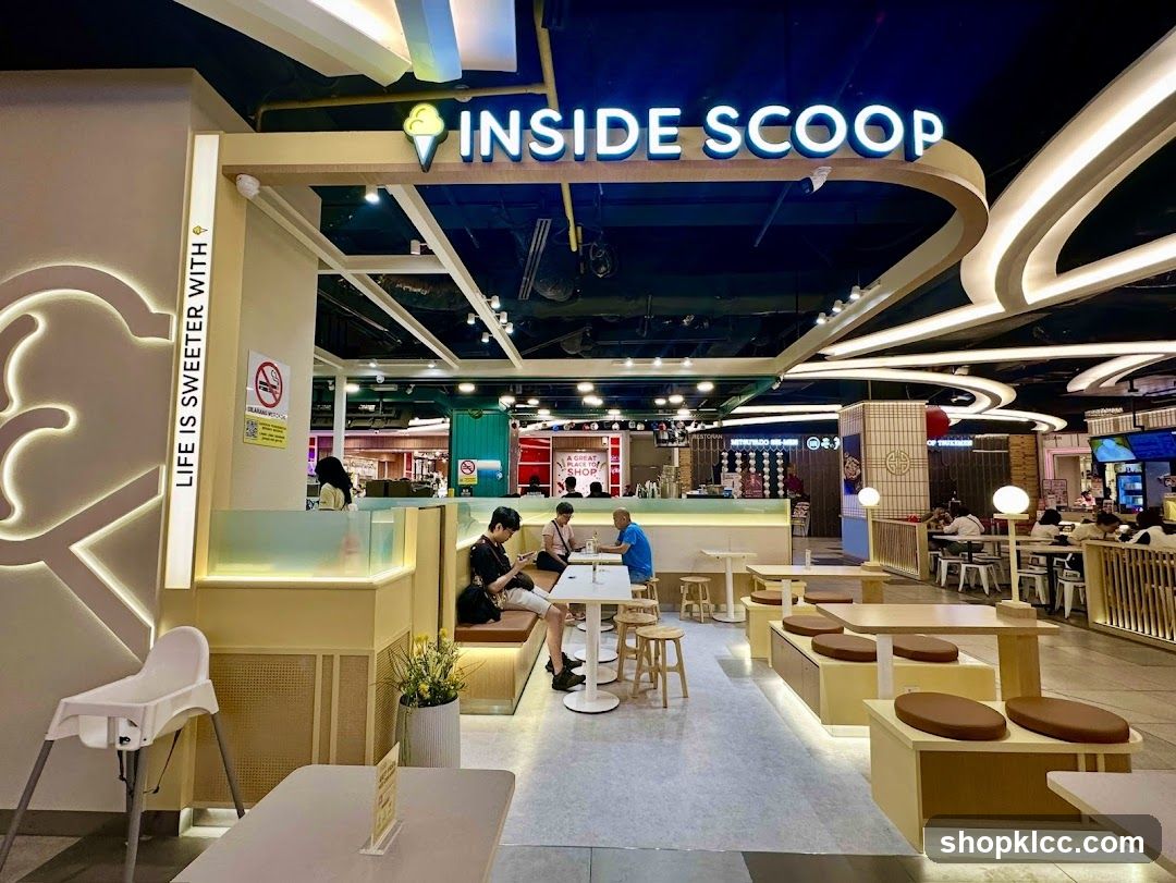 Inside Scoop Ice Cream Shop