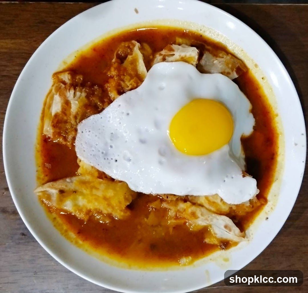 Roti Canai with Egg