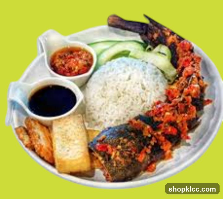 Grilled Fish with Rice and Sides