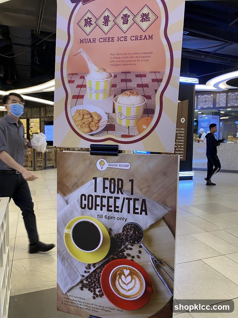 Inside Scoop 1-for-1 Coffee/Tea Promotion