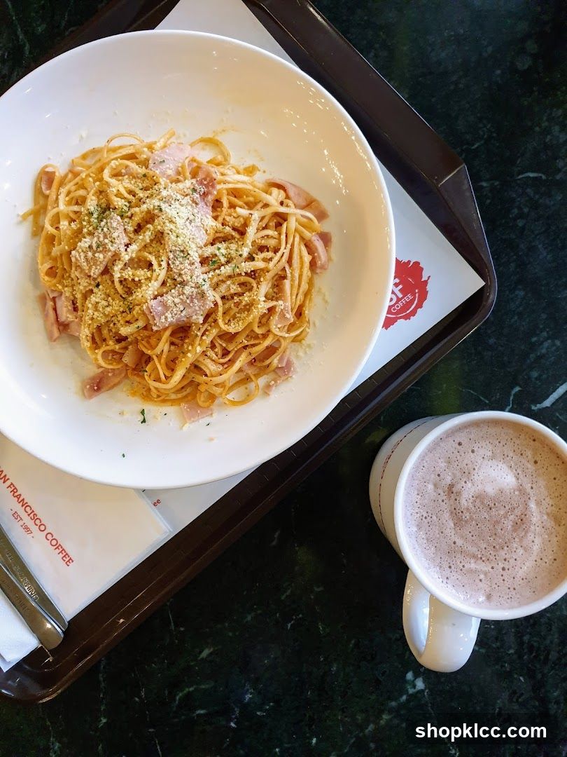 Pasta and Hot Chocolate