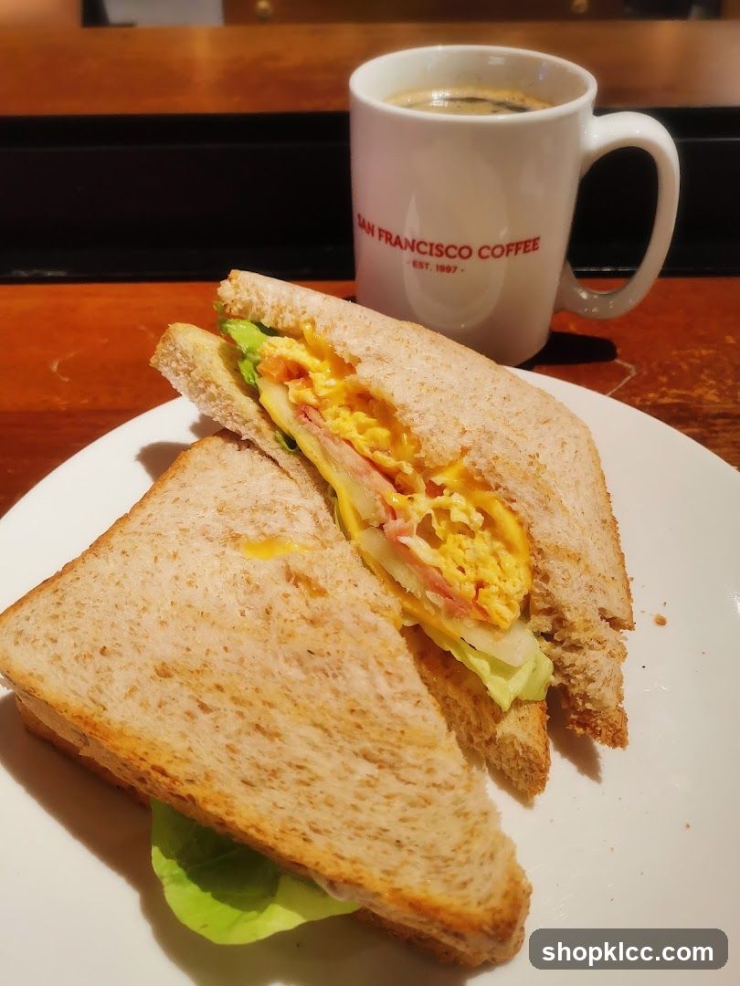 San Francisco Coffee Sandwich and Coffee