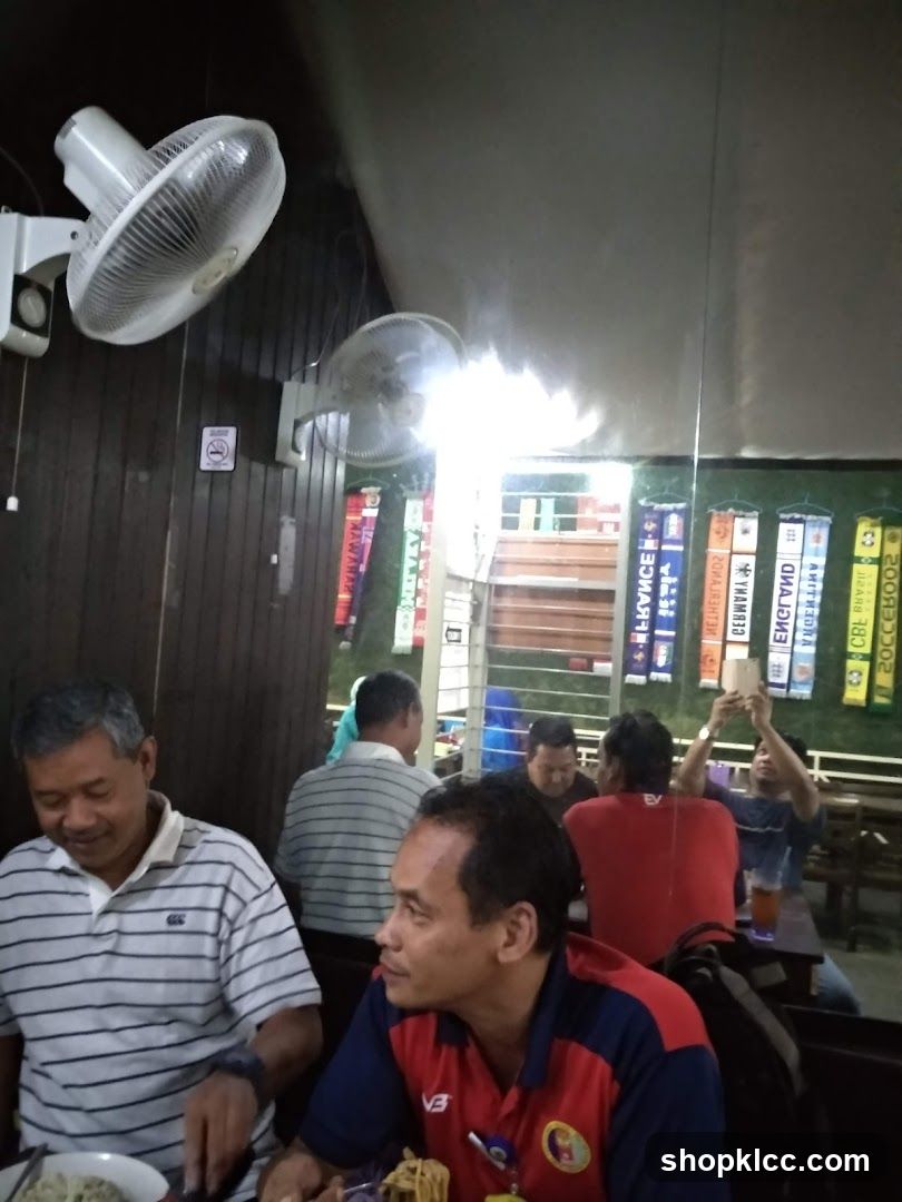 People dining indoors
