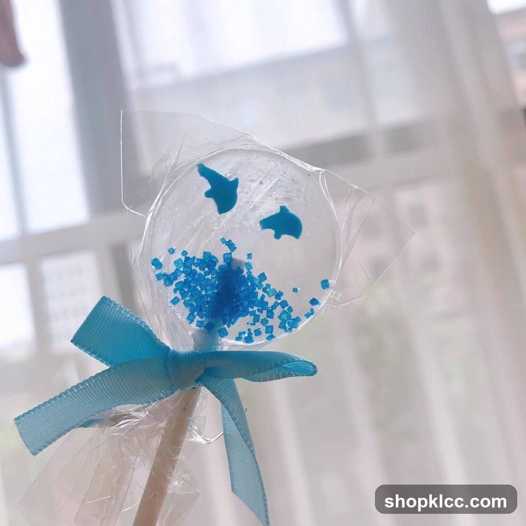 Blue Dolphin Lollipop