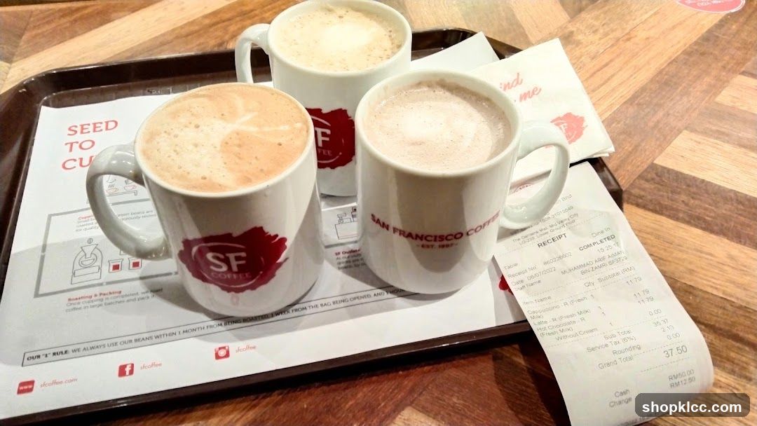 San Francisco Coffee Drinks