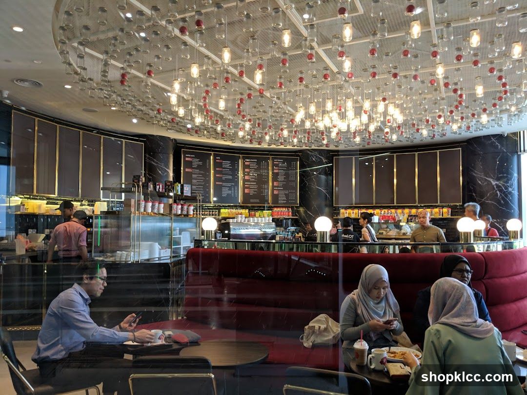 Cafe Interior with Patrons
