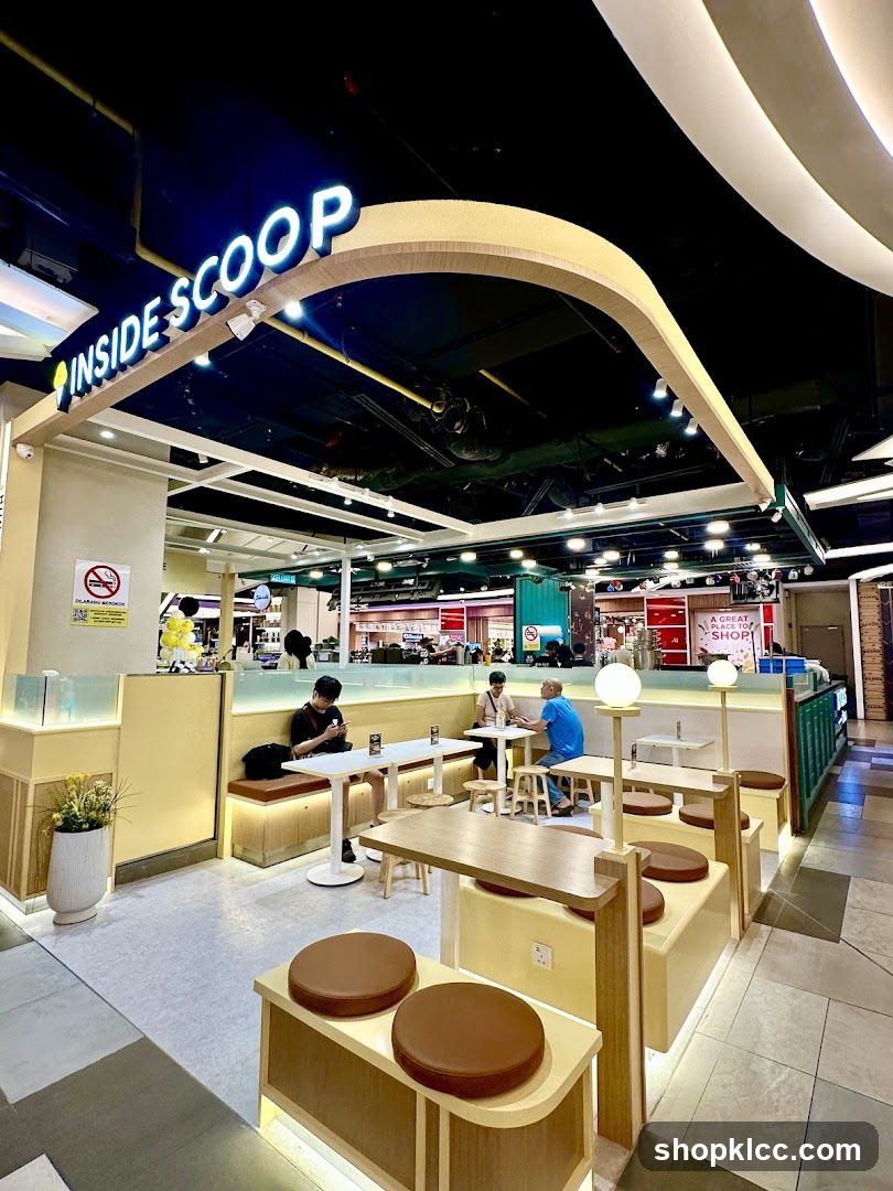 Inside Scoop Cafe Interior