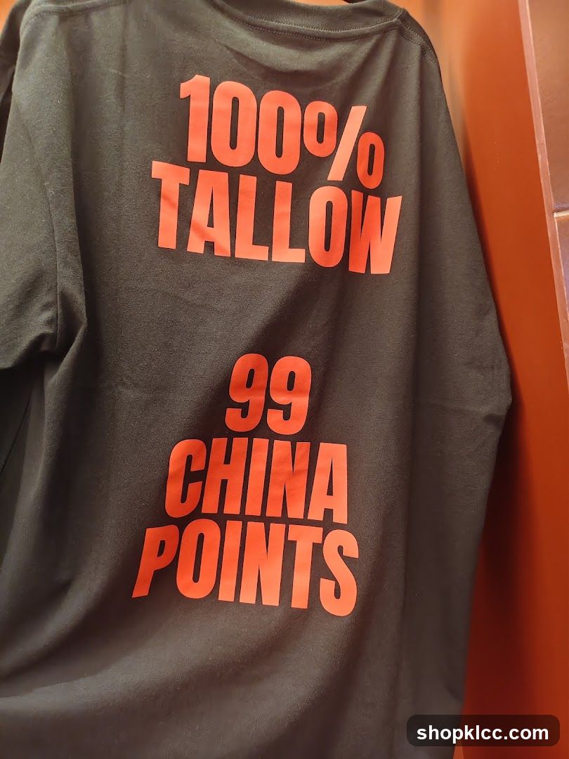 T-shirt with text