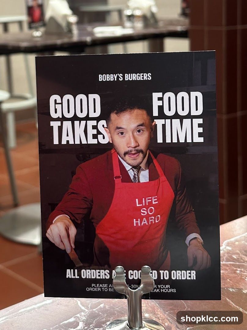 Bobby's Burgers Advertisement