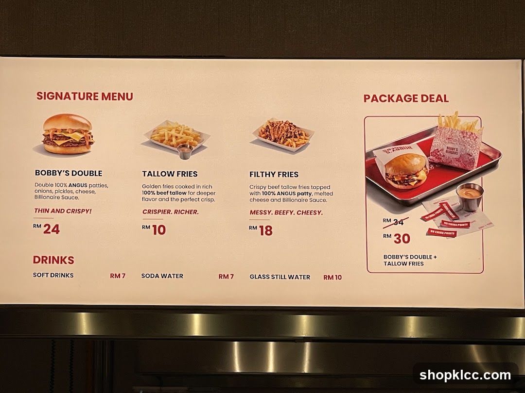 Signature Menu and Package Deal