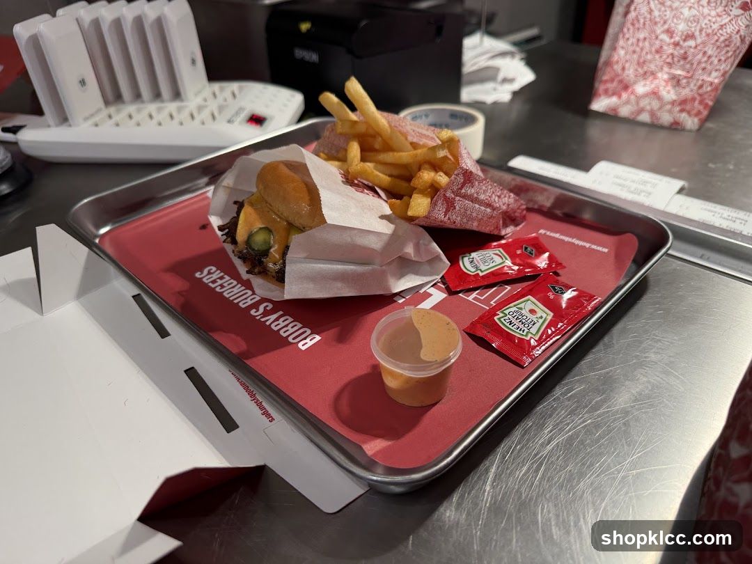 Burger and Fries
