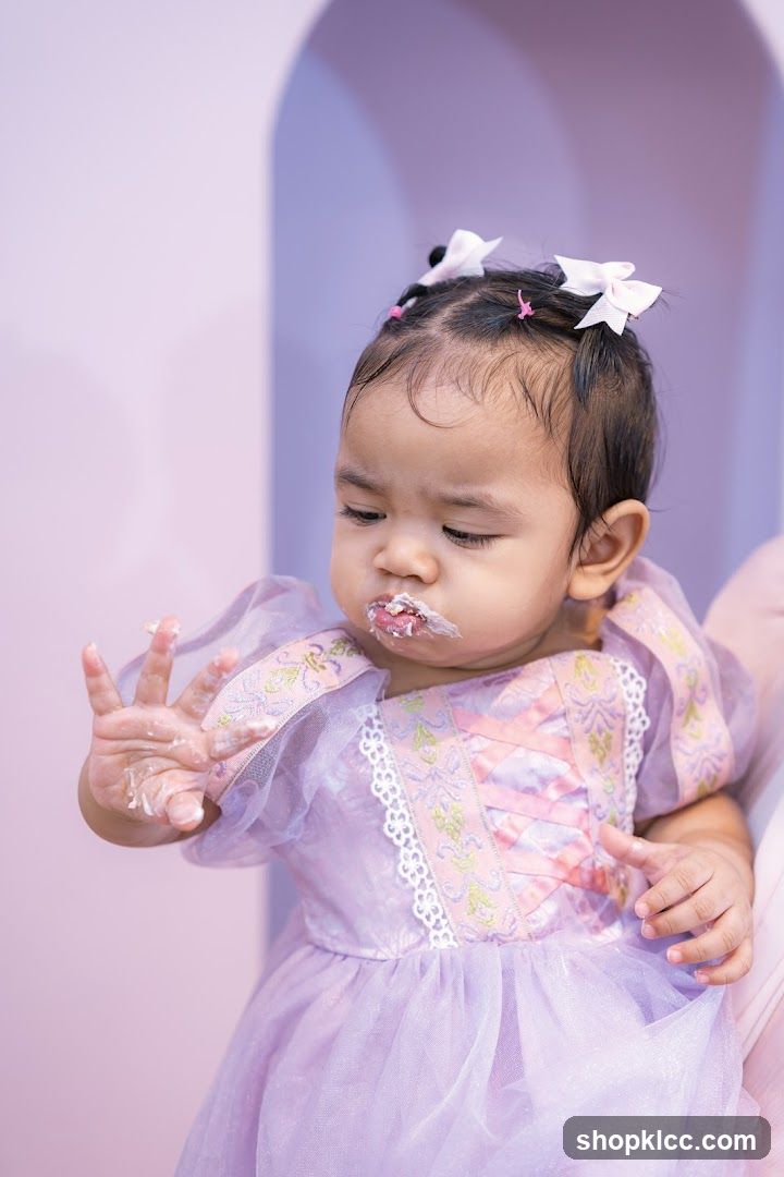 Baby with Cake on Face