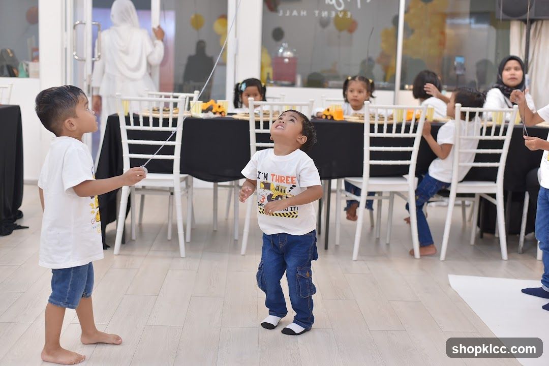 Children at a birthday party