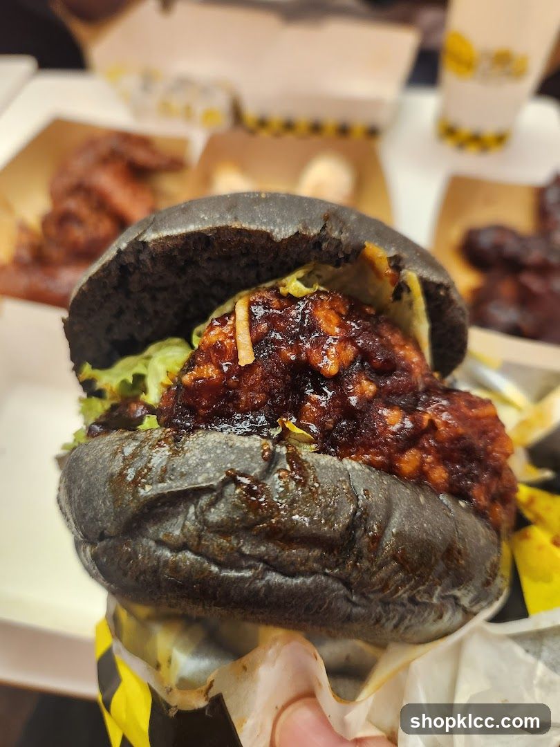 Burger and Chicken Wings