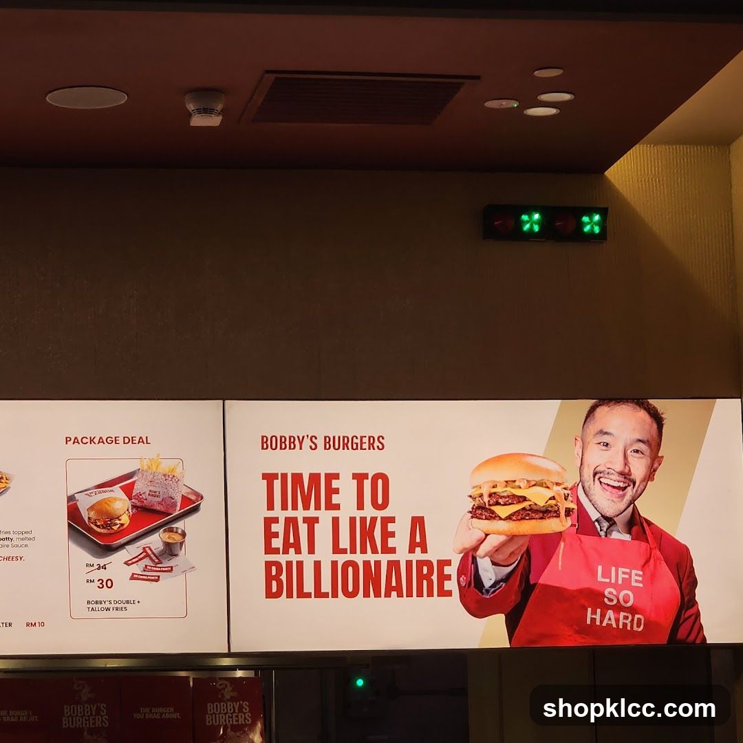 Bobby's Burgers Advertisement