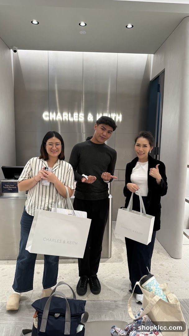 Shoppers with bags