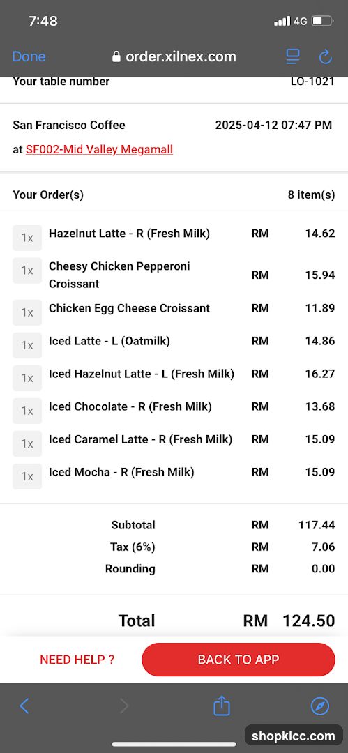 Order Summary