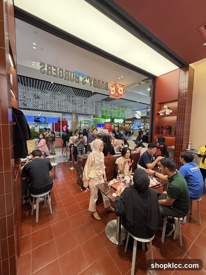 Restaurant Interior with Diners