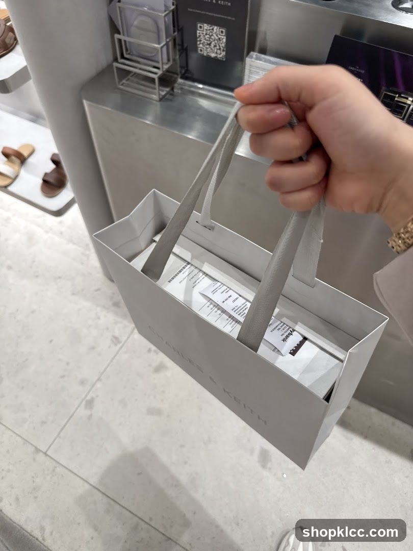 Shopping Bag with Receipts