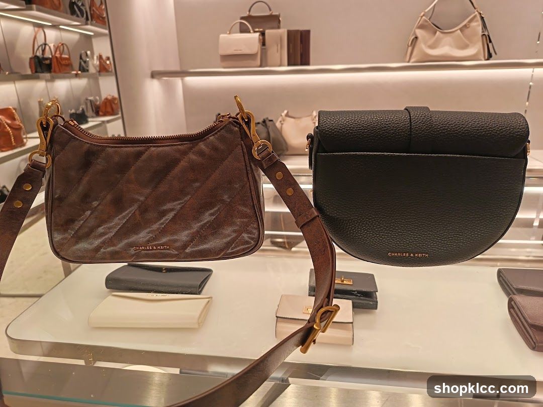 Handbags and Wallets on Display